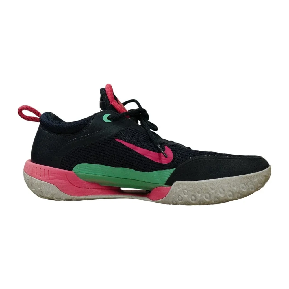 Nike Court Air Zoom NXT Mens Size 10 Navy Blue Pink Pickleball Tennis Shoe